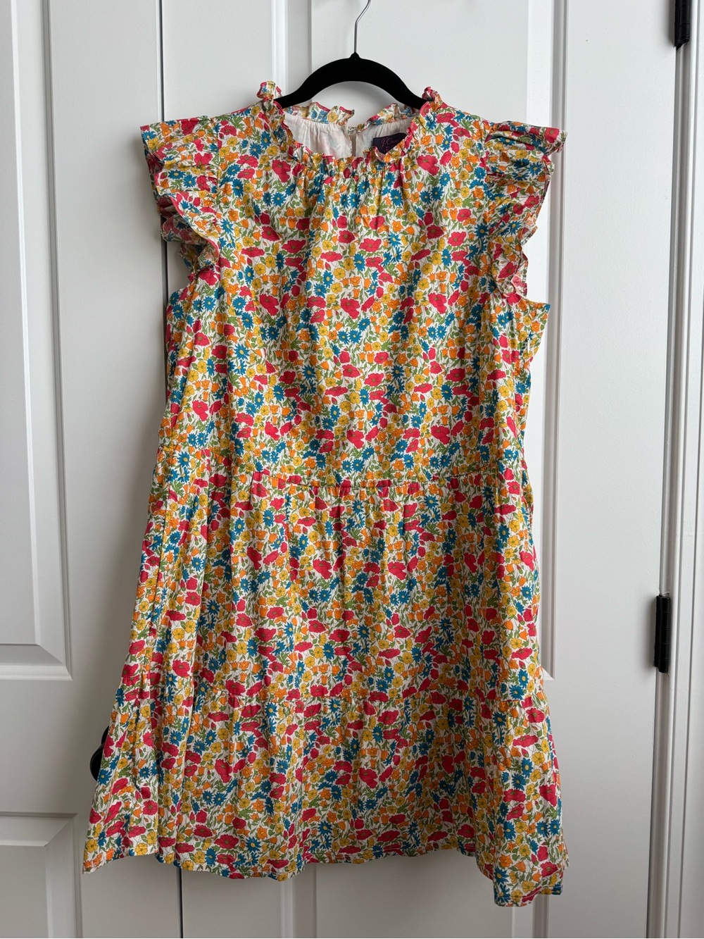 J.Crew x Liberty London Poppy & Daisy Tiered Floral Dress LT Tall
